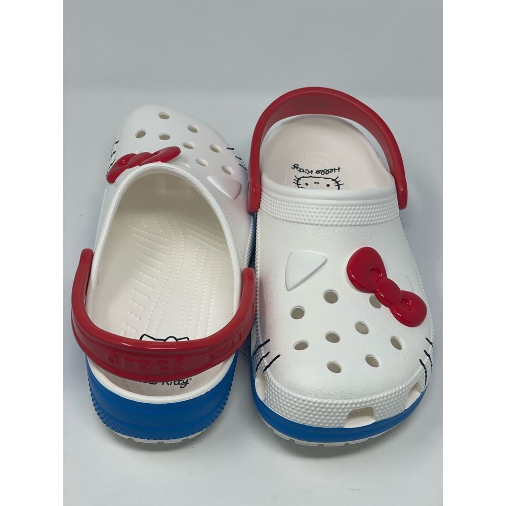 HELLO KITTY I AM CLASSIC CLOG 209438-100 WOMENS‎ SIZE 11/ MENS SIZE 9